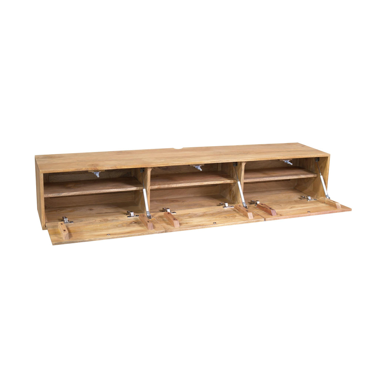 TV-Meubel Vision | Zwevend | Naturel Mangohout