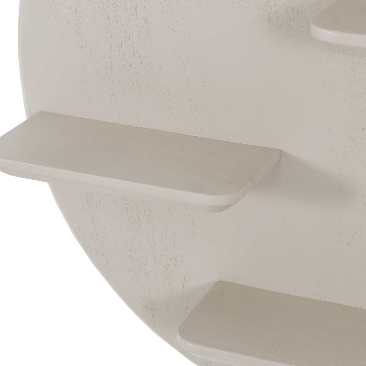 Wandmeubel Lena zand mangohout, detail van het materiaal
