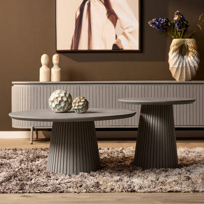 Salontafel Solana | Mangohout | taupe — Algemene Sfeerfoto
