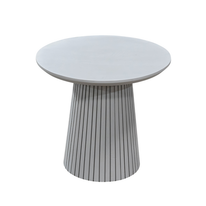 Salontafel Solana | Mangohout | taupe — Zijaanzicht - witfoto