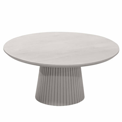 Salontafel Solana | Mangohout | taupe — Vooraanzicht - witfoto