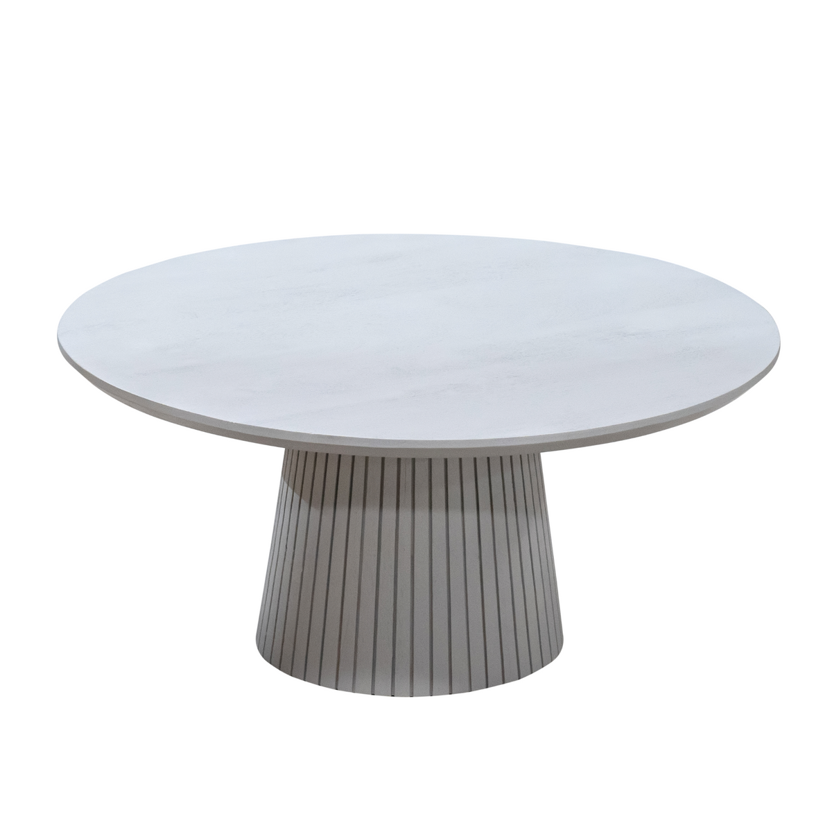 Salontafel Solana | Mangohout | taupe — Vooraanzicht - witfoto