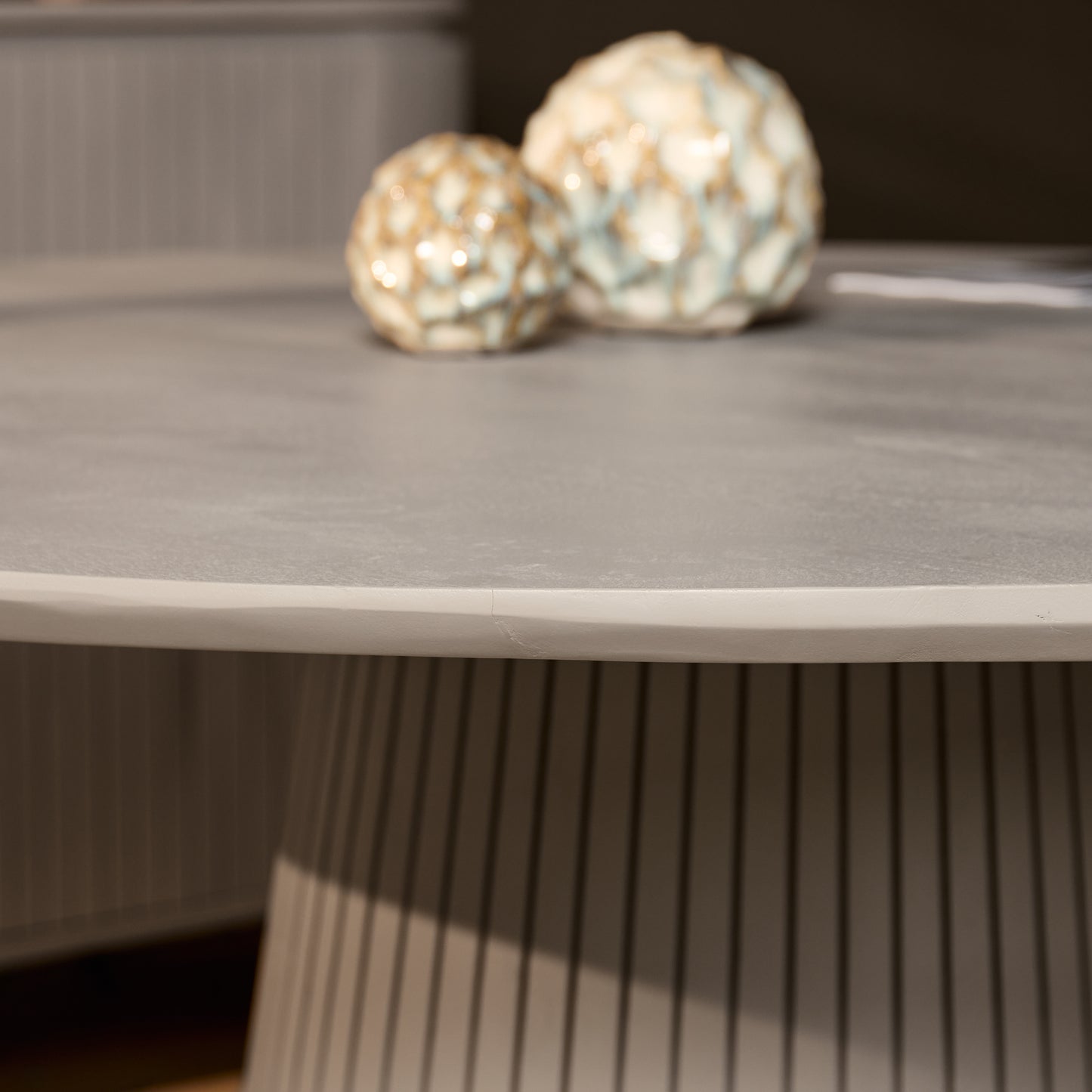 Eettafel Solana | mangohout | Taupe