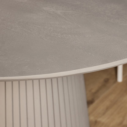 Eettafel Solana | mangohout | Taupe — Detail