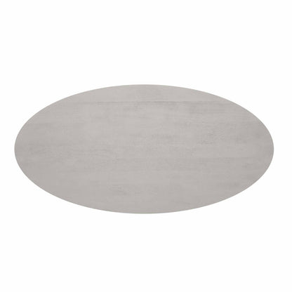 Eettafel Solana | mangohout | Taupe — Achteraanzicht - witfoto