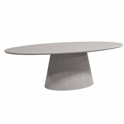 Eettafel Solana | mangohout | Taupe