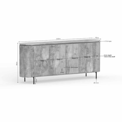 Dressoir Solana | Mangohout