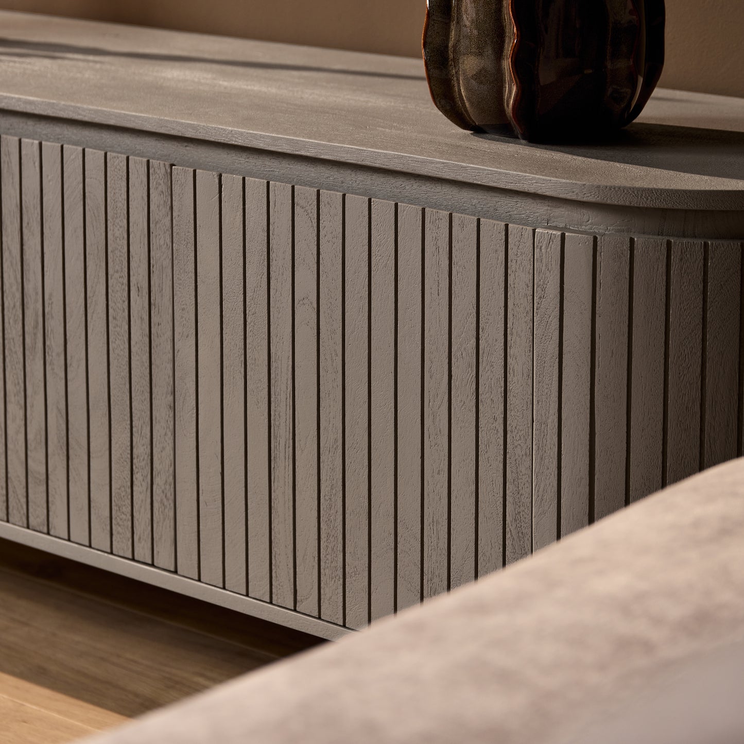 Tv meubel Solana | Mangohout | Taupe