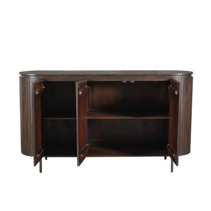 Dressoir Solana mangohout, detail van de functie