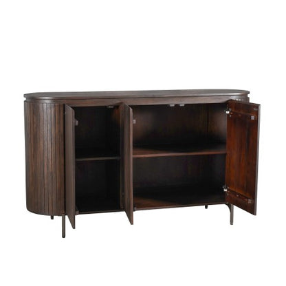 Dressoir Solana mangohout, detail van de functie