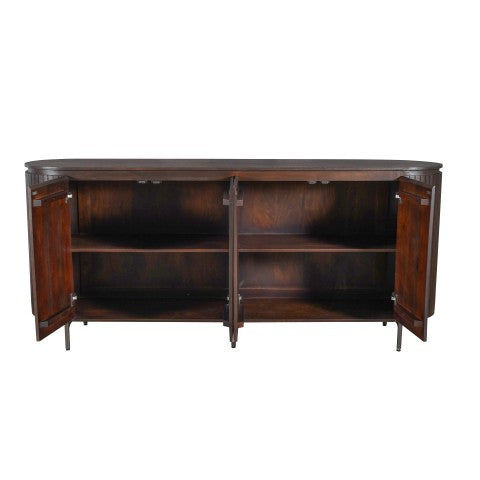 Dressoir Solana mangohout, detail van de functie