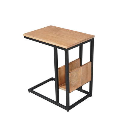Laptoptafel Dakota | 48cm Hoog | Naturel Mangohout