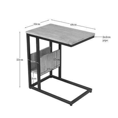 Laptoptafel Dakota | 48cm Hoog | Naturel Mangohout