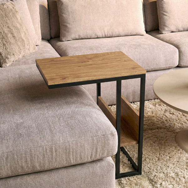 Laptoptafel Dakota | 48cm Hoog | Naturel Mangohout