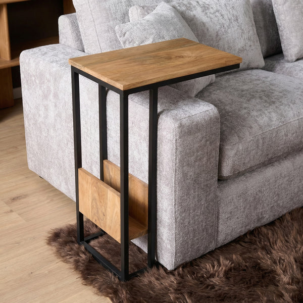Laptoptafel Dakota | 72cm Hoog | Naturel Mangohout
