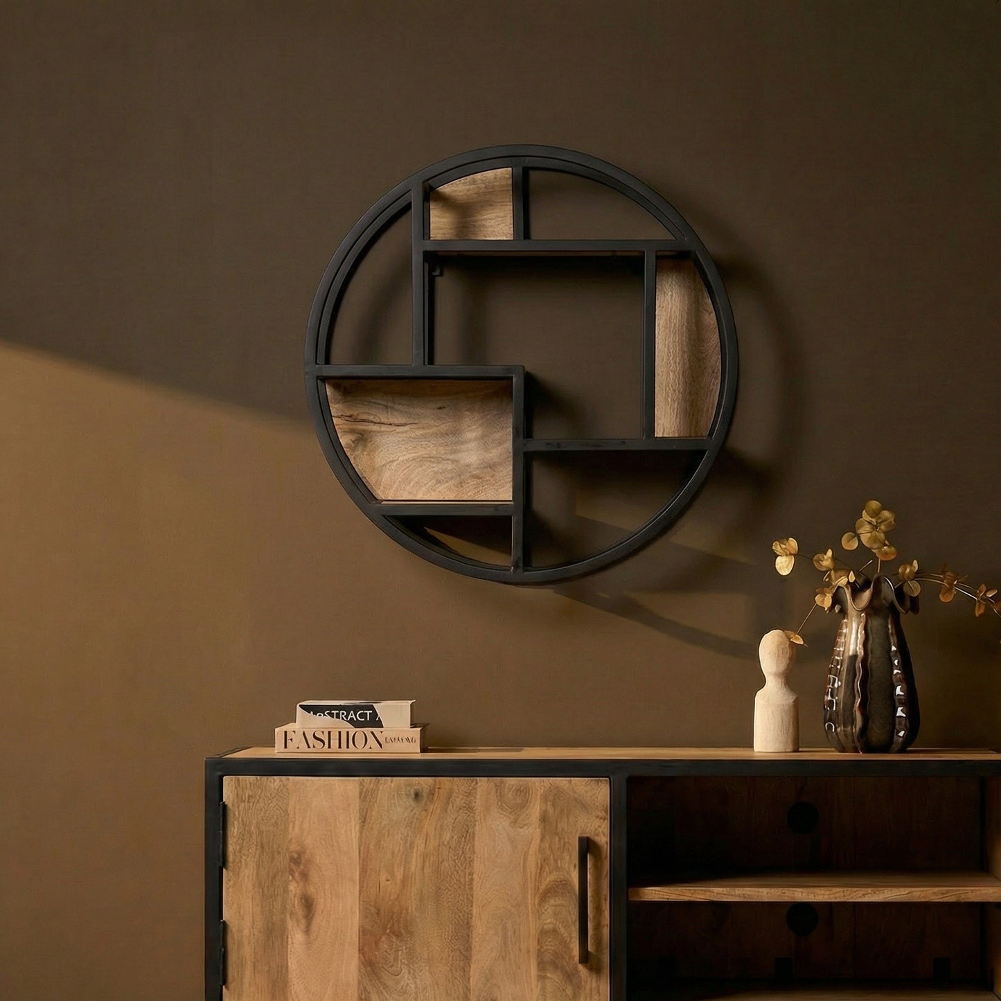 Wandrek Dakota Rond | Naturel Mangohout