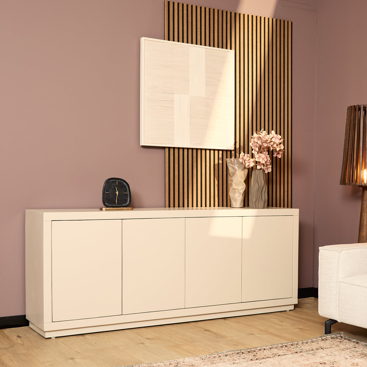 Dressoir Brussel | Sand — Vooraanzicht - sfeer
