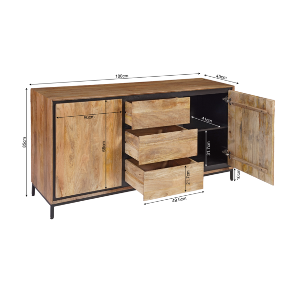 Dressoir Richwood | Bruin Mangohout