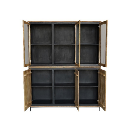 Vitrinekast Richwood | Bruin Mangohout