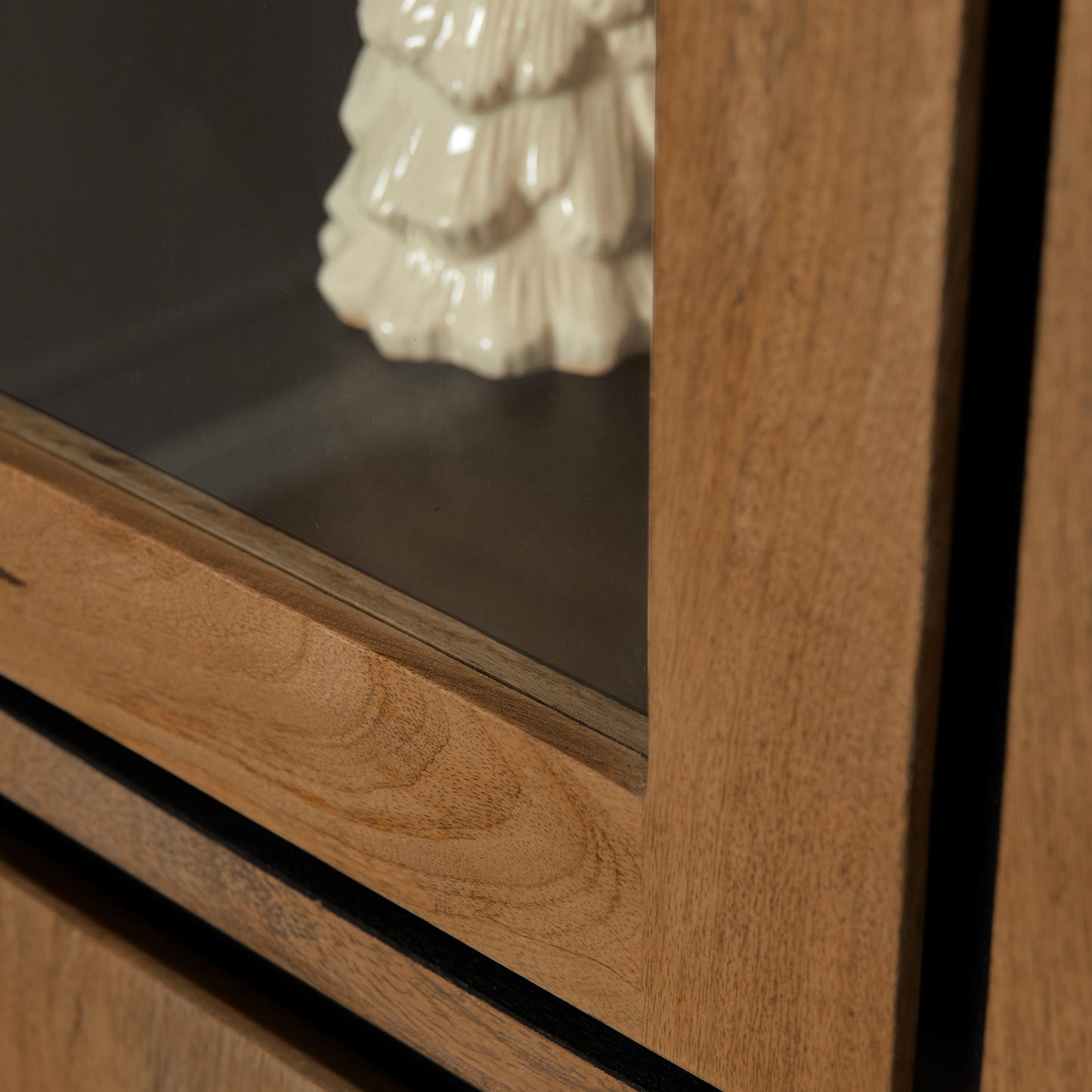 Vitrinekast Richwood | Bruin Mangohout