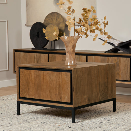 Bijzettafel Richwood | Bruin Mangohout