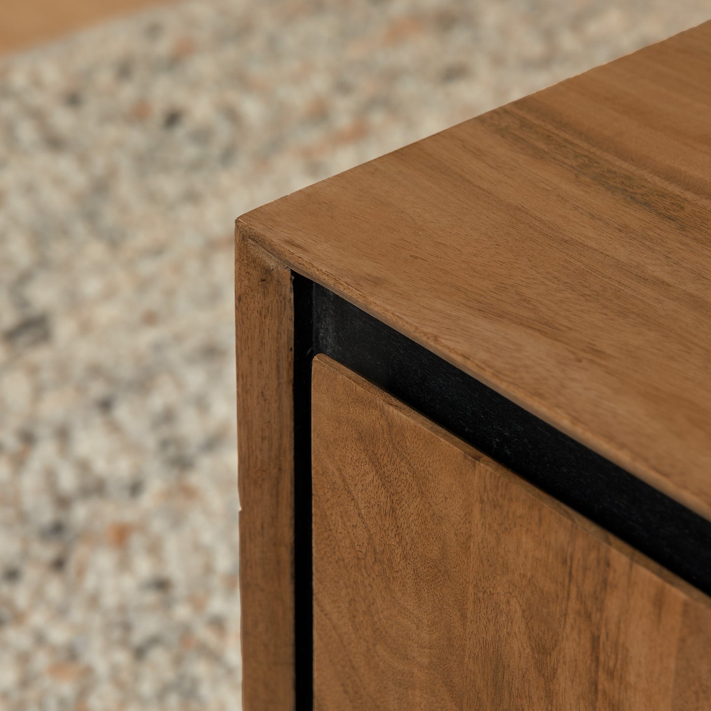 Bijzettafel Richwood | Bruin Mangohout