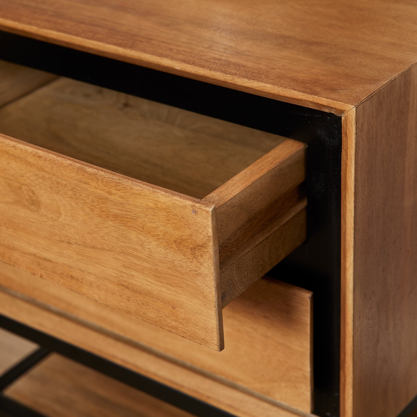 Nachtkastje Richwood | Bruin Mangohout