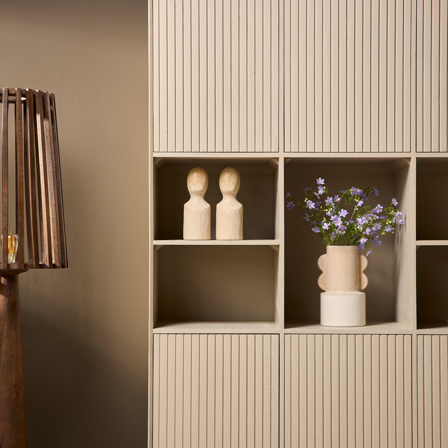 Vakkenkast XL Madison | Zand Mangohout