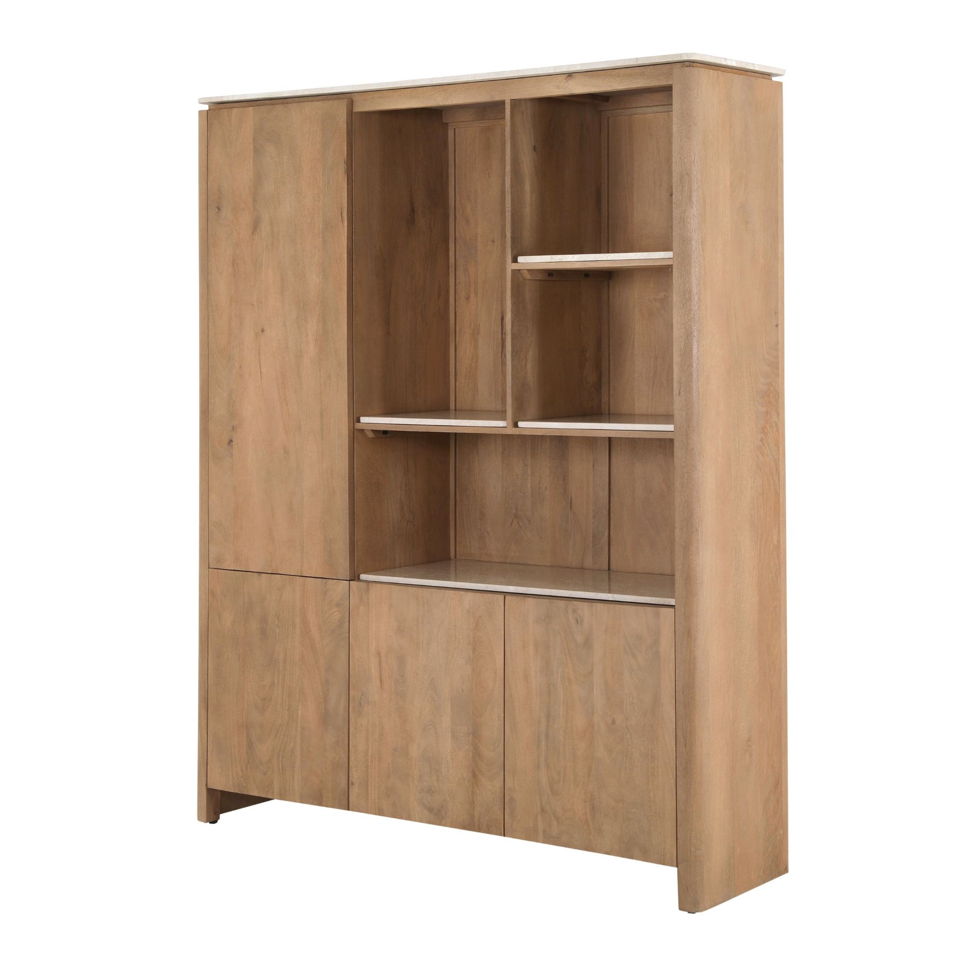 Inglegplank Vakkenkast XL Dallas Beige Marmer Set van 4