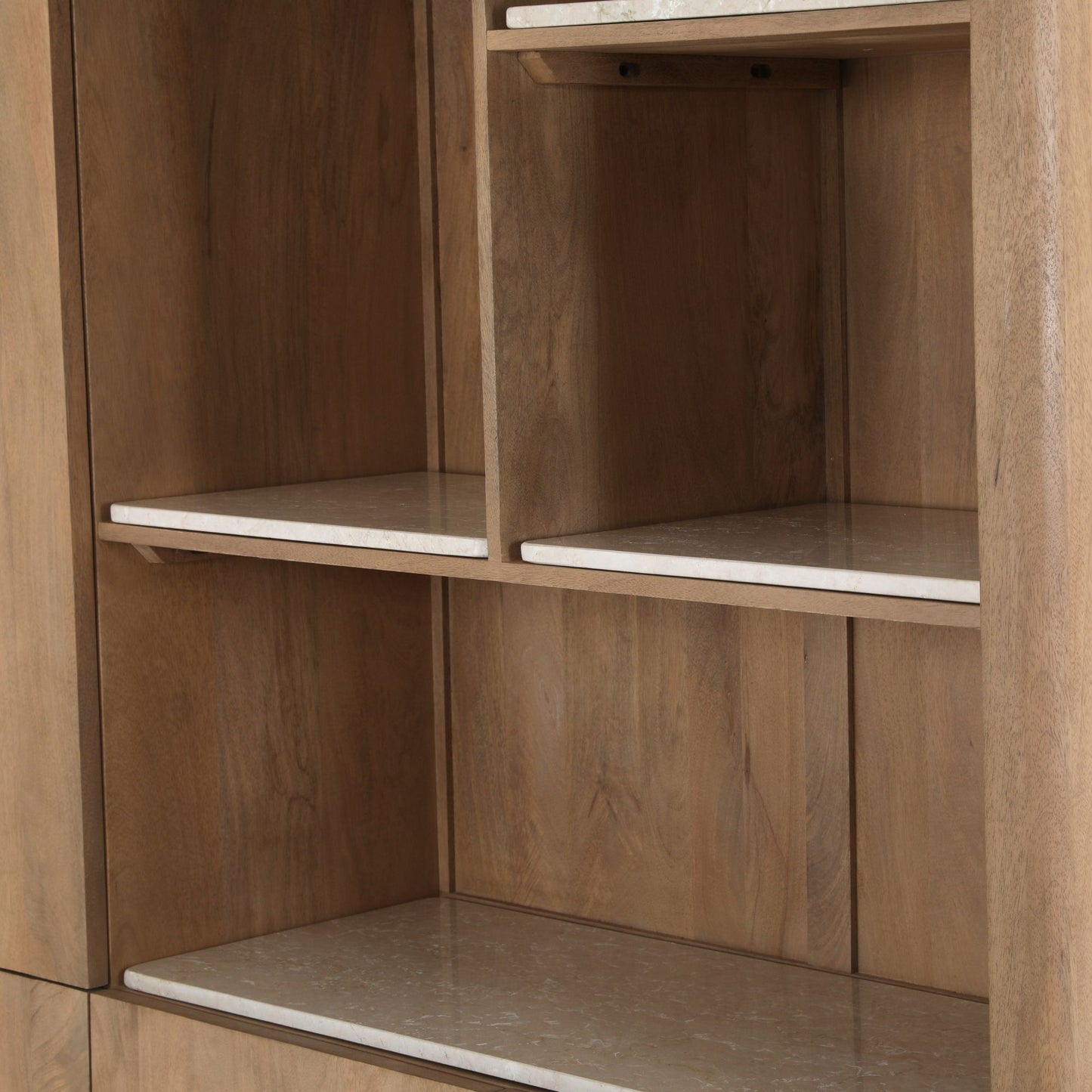 Inglegplank Vakkenkast XL Dallas Beige Marmer Set van 4