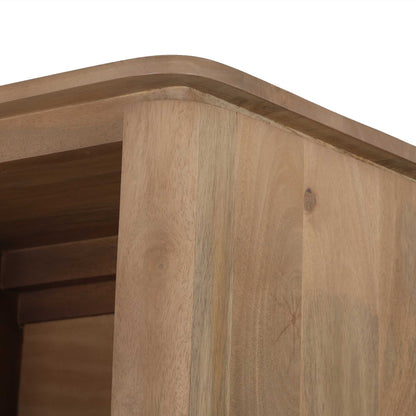 Vakkenkast XL Dallas Naturel Mangohout 160 cm