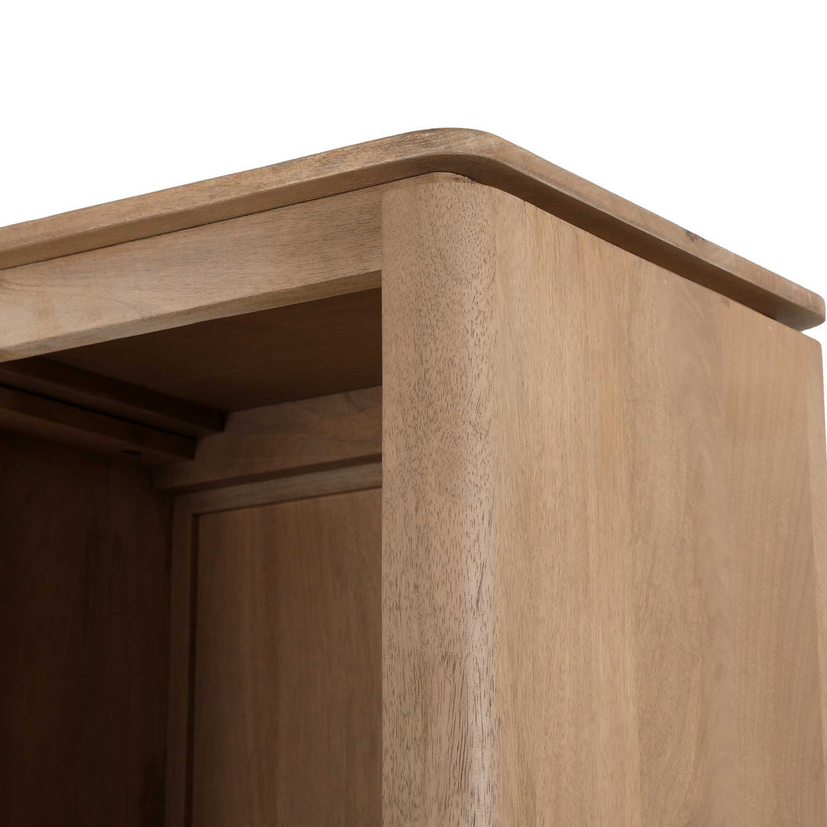 Vakkenkast XL Dallas Naturel Mangohout 160 cm — Detail