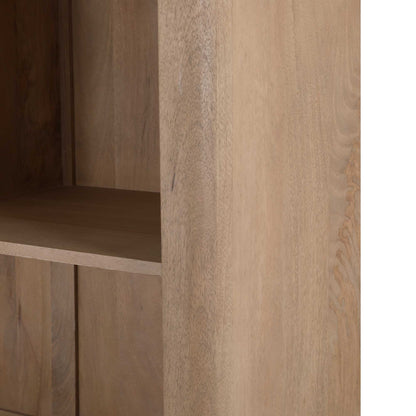 Vakkenkast XL Dallas Naturel Mangohout 160 cm