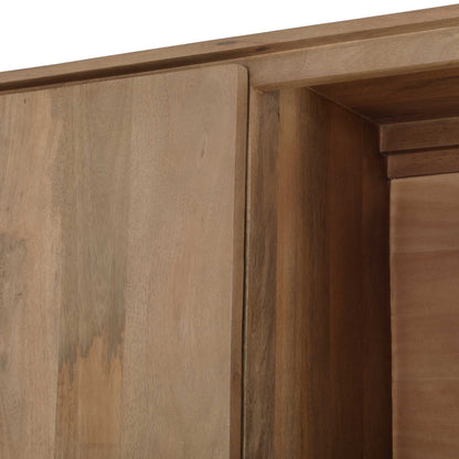 Vakkenkast XL Dallas Naturel Mangohout 160 cm