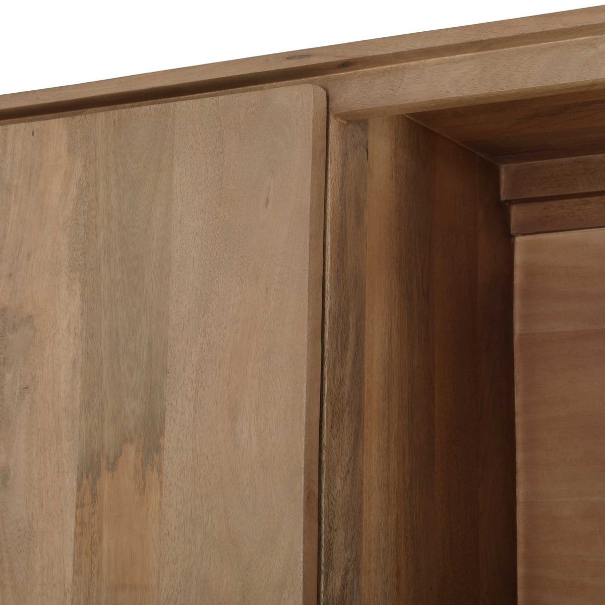 Vakkenkast XL Dallas Naturel Mangohout 160 cm