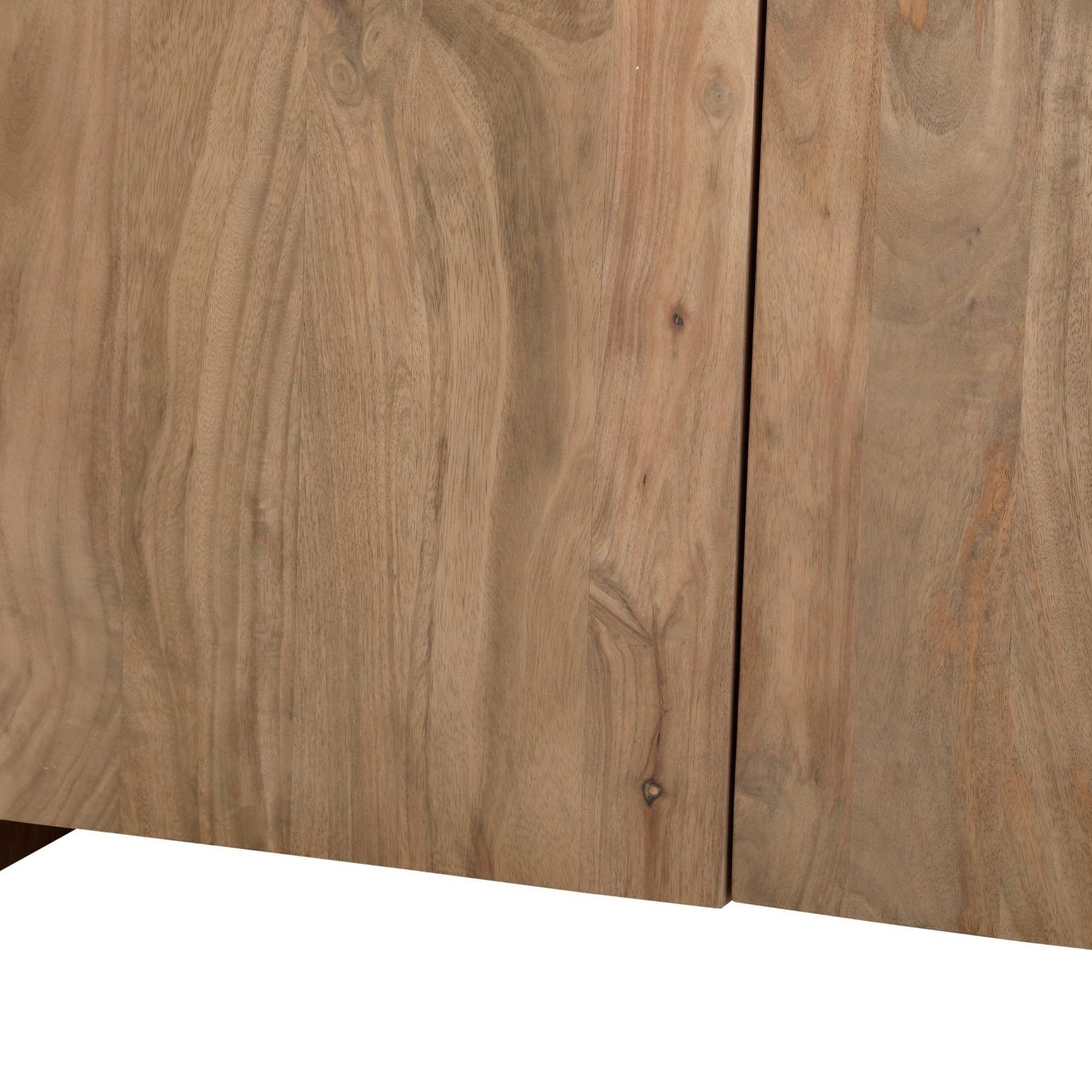 Vakkenkast XL Dallas Naturel Mangohout 160 cm