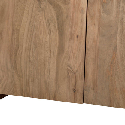 Vakkenkast XL Dallas Naturel Mangohout 160 cm