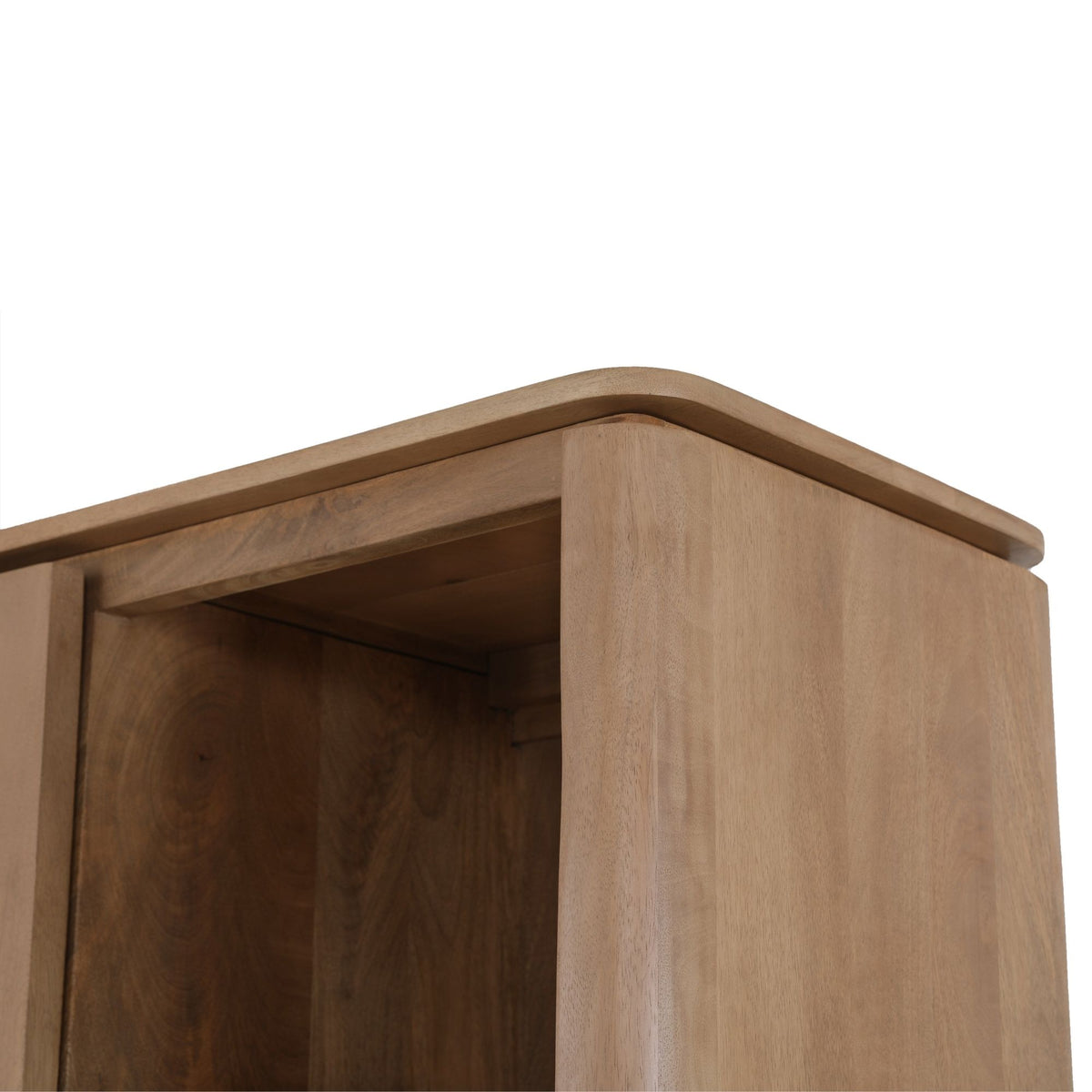 Vakkenkast Dallas Naturel Mangohout 90 cm — Detail
