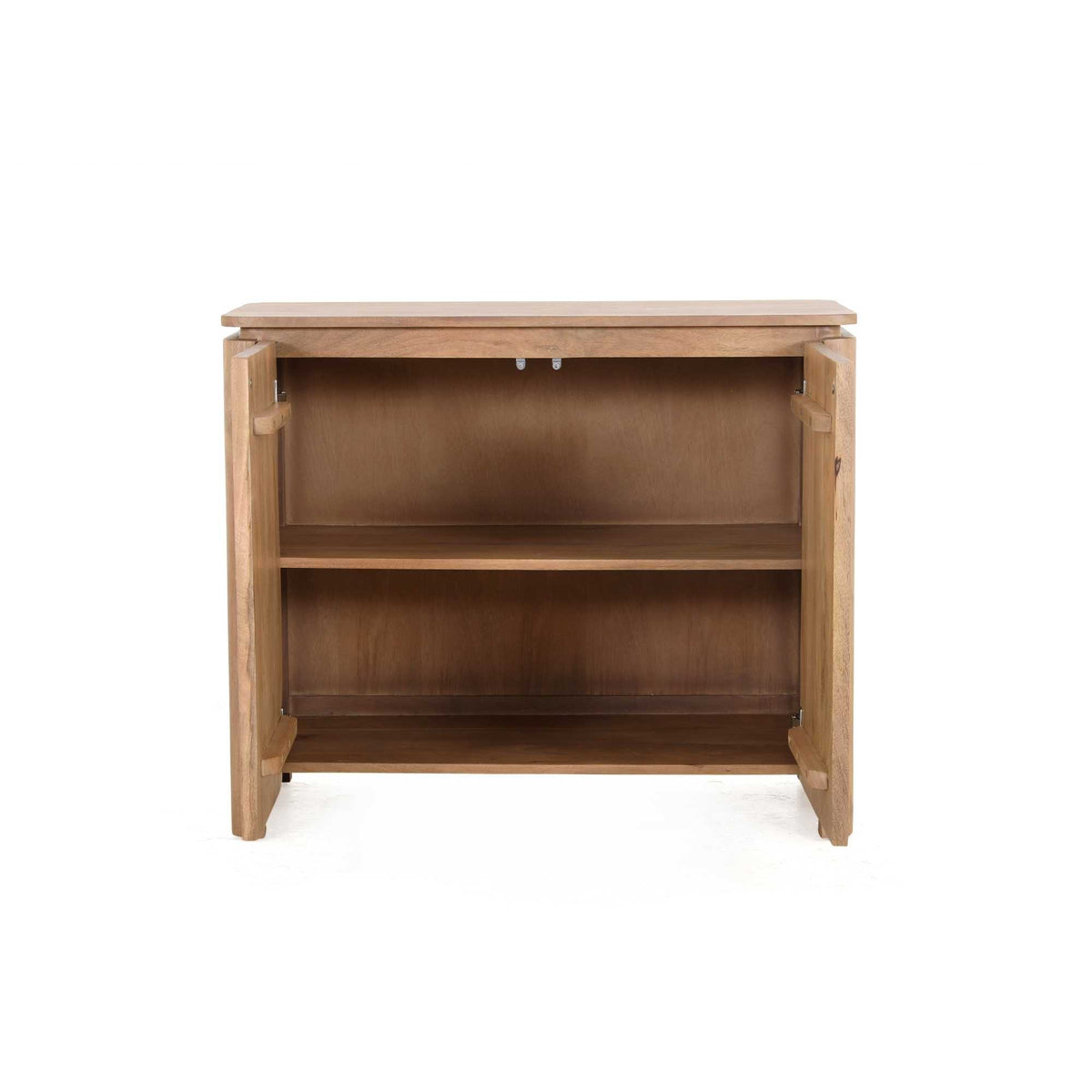 Dressoir Dallas naturel mangohout 100 cm, detail van de functie