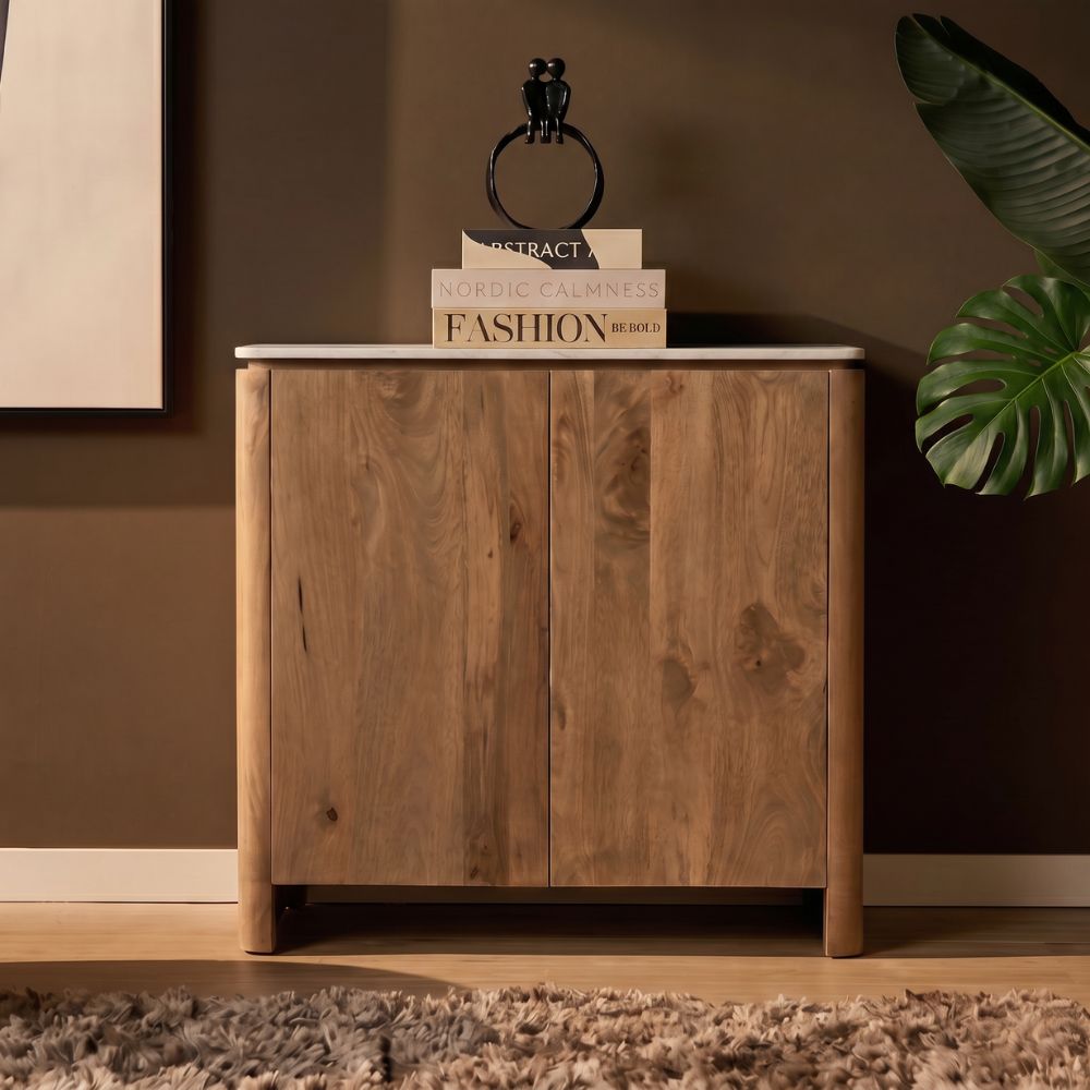 Dressoir Dallas naturel mangohout 100 cm