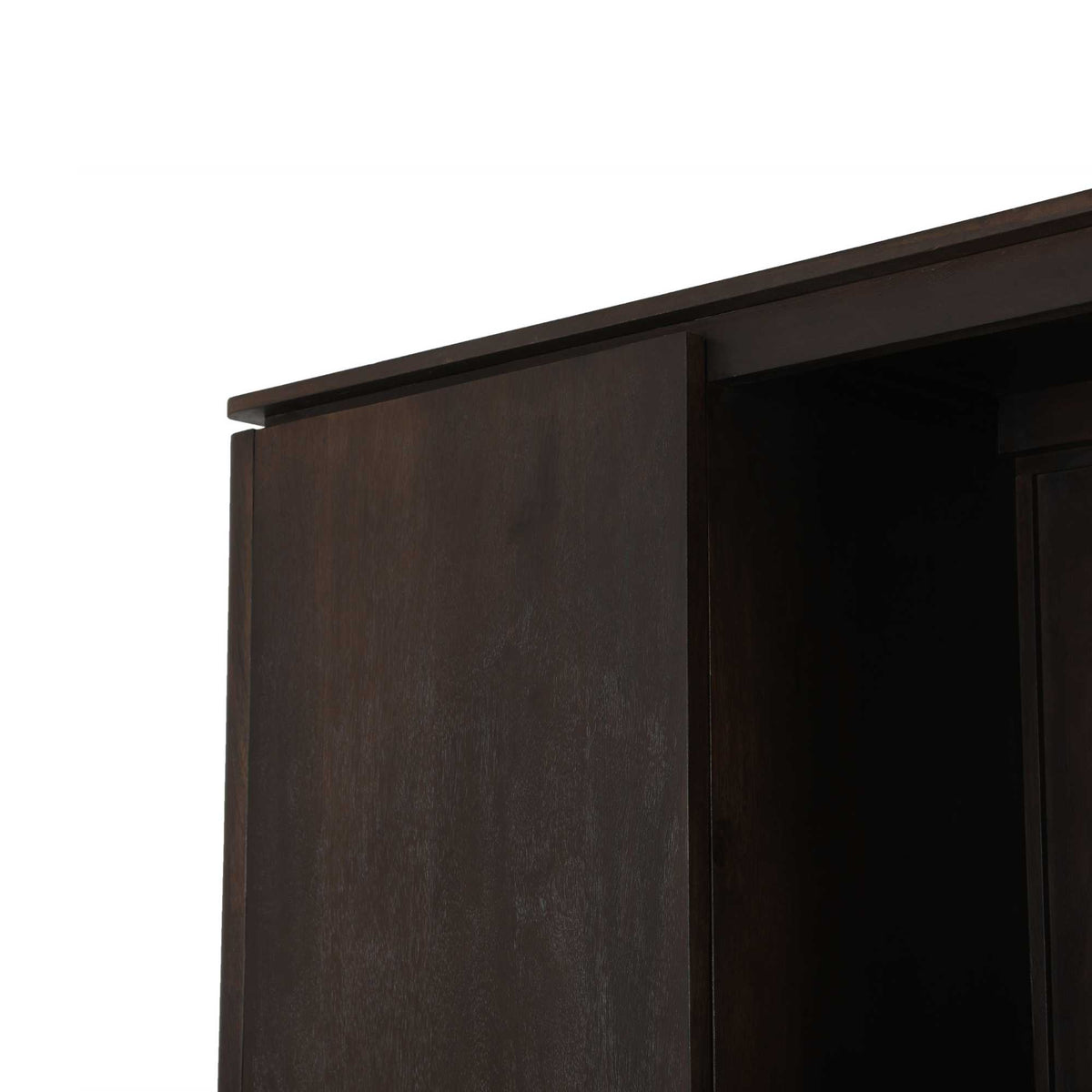 Vakkenkast XL Dallas Bruin Mangohout 160 cm — Detail