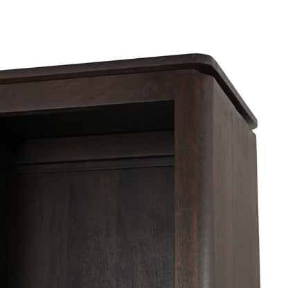 Vakkenkast XL Dallas Bruin Mangohout 160 cm — Detail