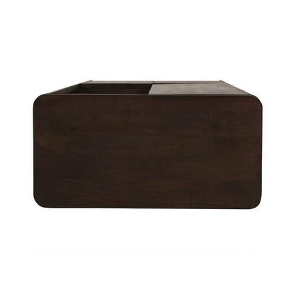 Vakkenkast Dallas Bruin Mangohout 90 cm