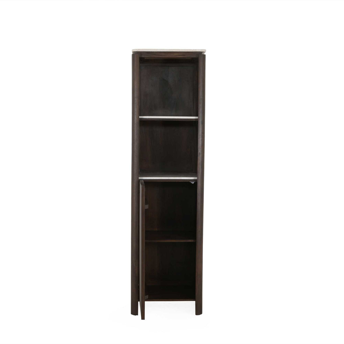 Boekenkast Dallas bruin mangohout