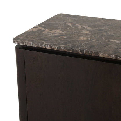 Dressoir Dallas bruin mangohout 100 cm