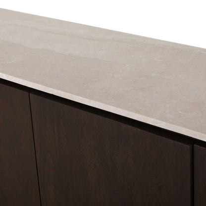 Dressoir Dallas bruin mangohout 210 cm