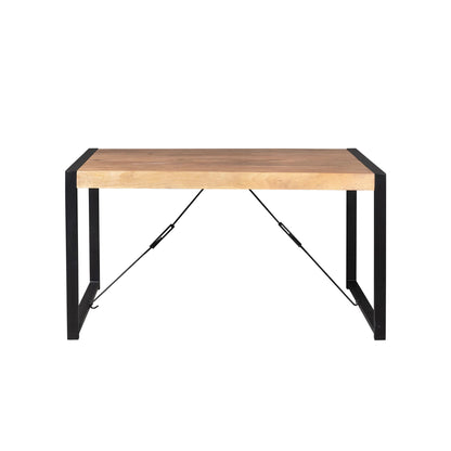 Eettafel Britt | Naturel Mango — Vooraanzicht - witfoto