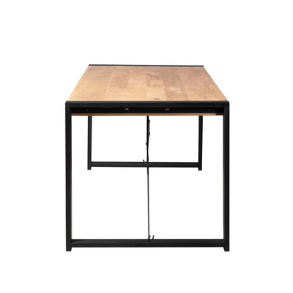Eettafel Britt | Naturel Mango — Vooraanzicht - witfoto