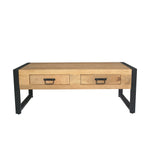Salontafel Britt | 2 Lades | Naturel Mango