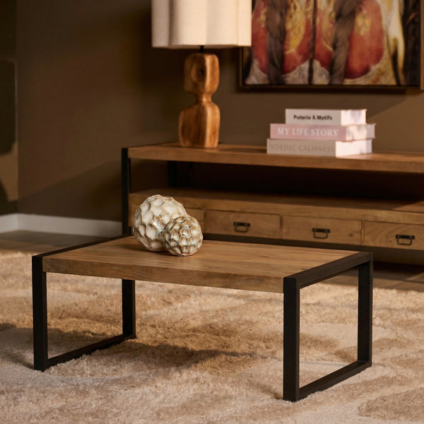 Aime Té Salontafel marmer - Rechthoek zwart - 120 x 70 cm